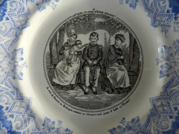 Assiette parlante (Longwy)