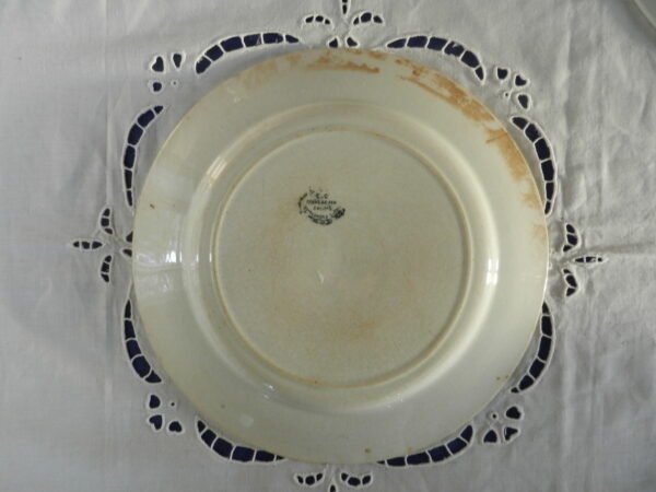 Lot 2 assiettes plates (Salins)