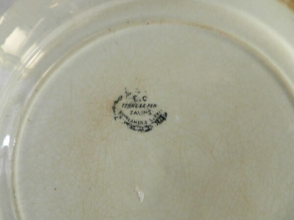 Lot 2 assiettes plates (Salins)